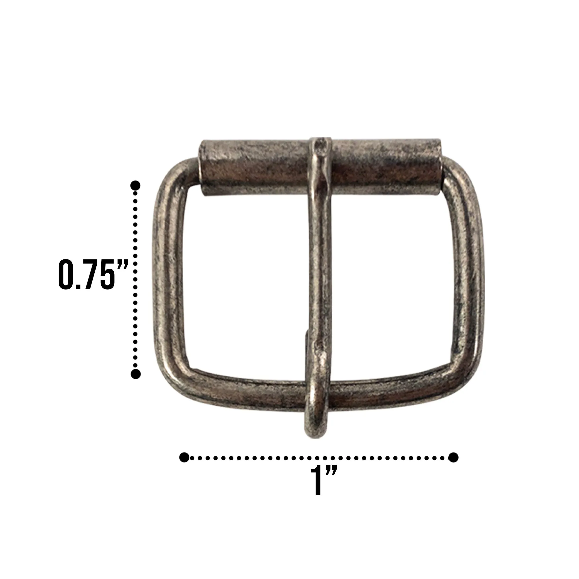 1 Inch Rustic Nickel Buckle Replacement