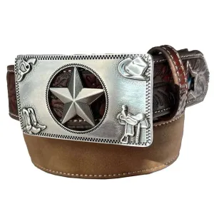 3D Star Buckle Light Up - Children's Belt