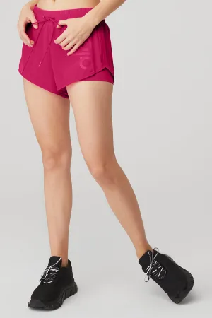 Ambience Short - Magenta Crush/White