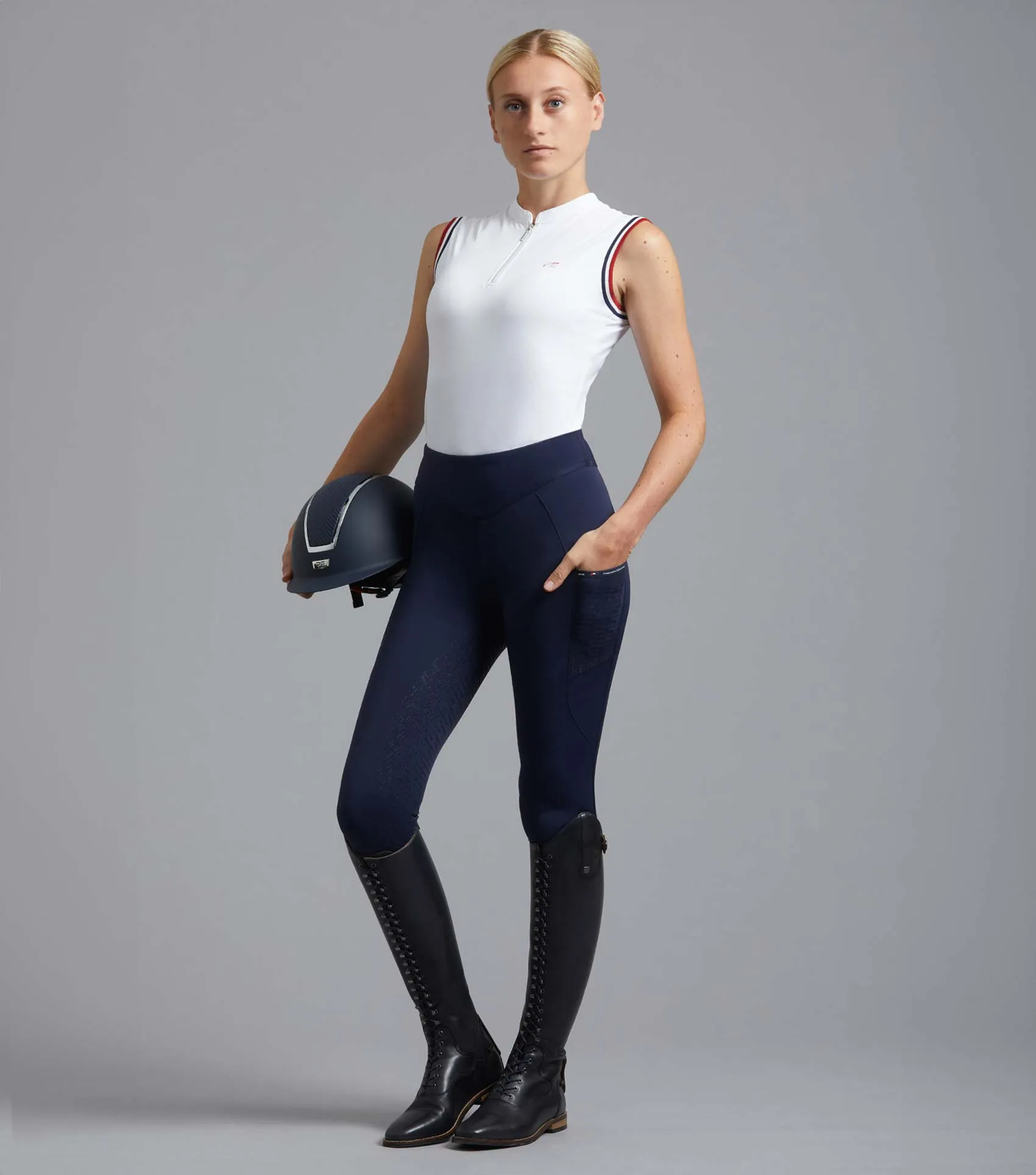 Aporia Ladies Riding Tights Glenmore Navy