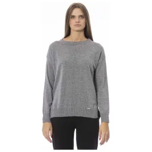 Baldinini Trend Gray Viscose Women Sweater