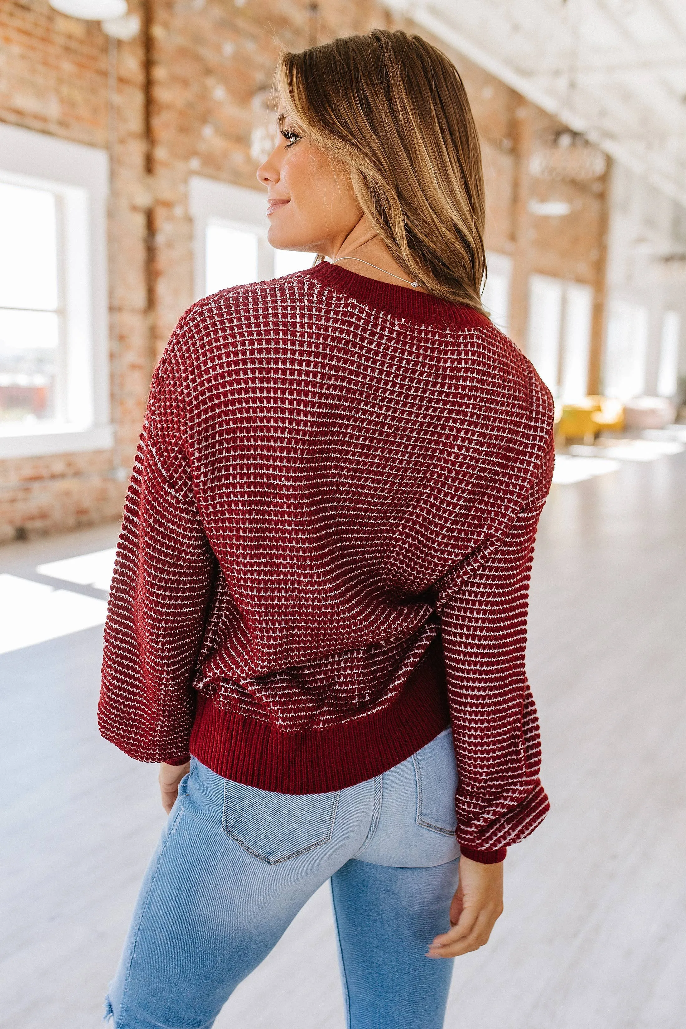 Bianca Heathered Knit Sweater