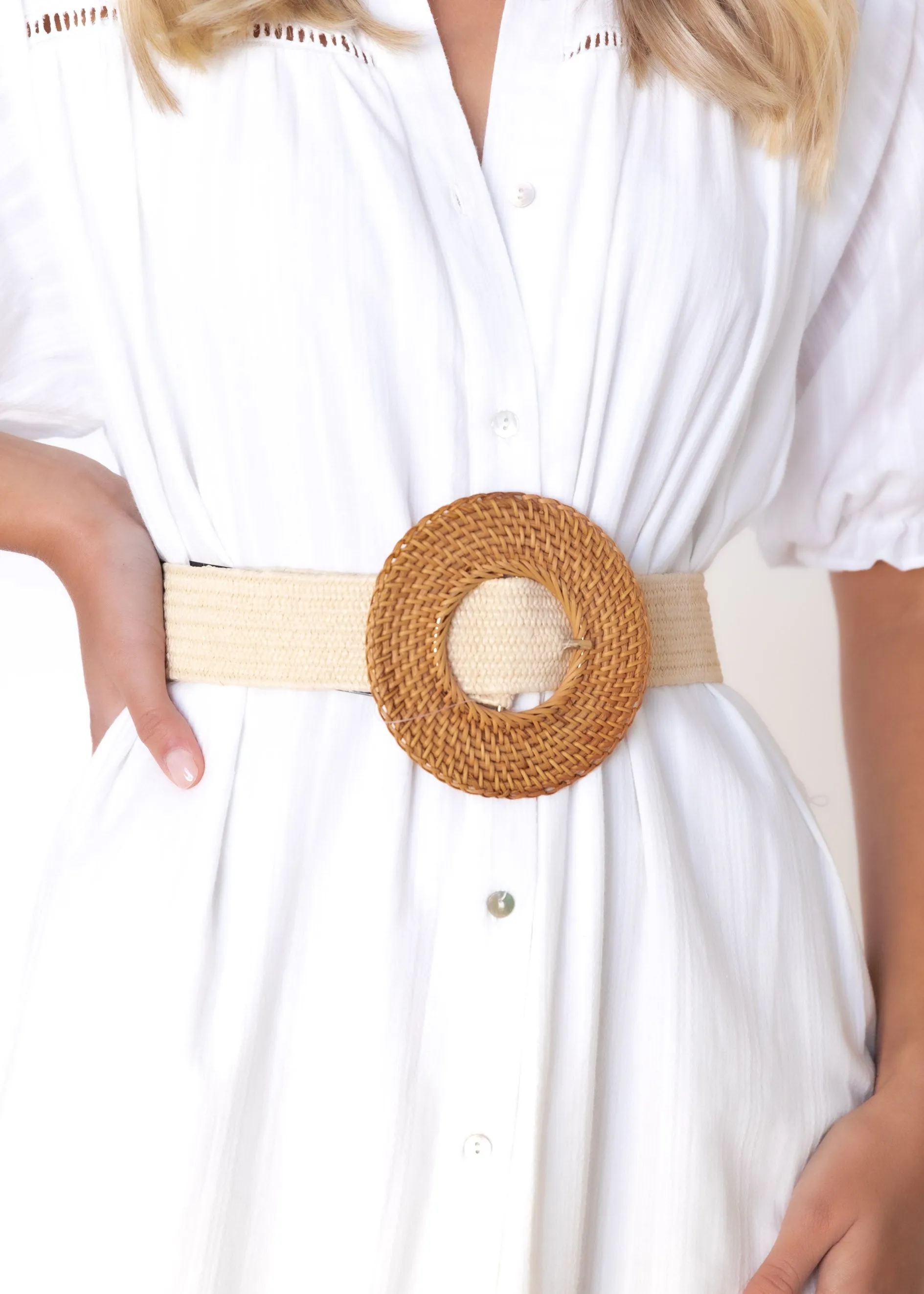 Boho Lover Belt - Cream