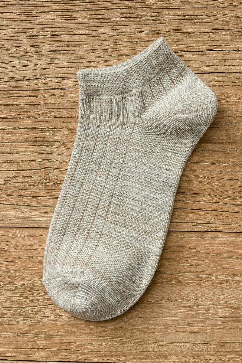 CASUAL SOLID COLOR BOAT SOCKS