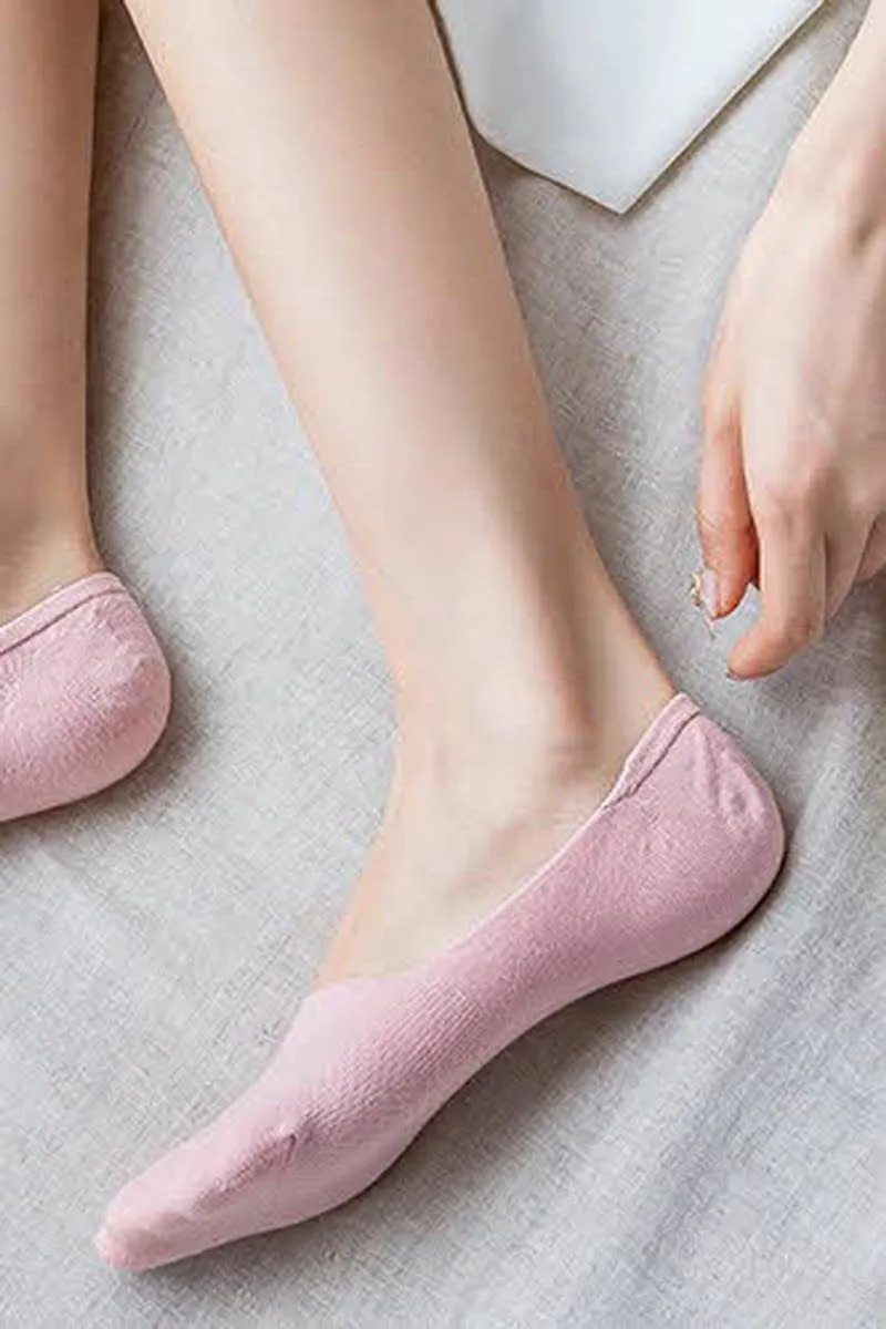 COTTON SILICONE NON SLIP SHORT SOCKS