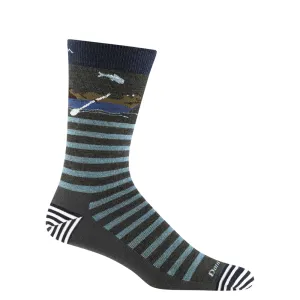 Darn Tough Men's Animal Haus Crew Lightweight Lifestyle Sock in Forest