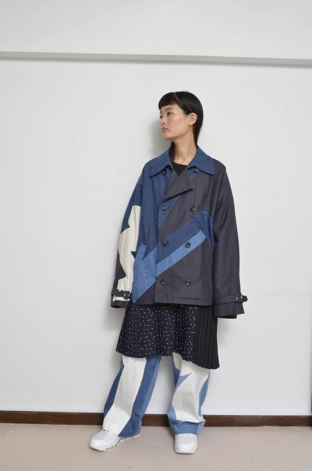 DENIM UNE UNE TRENCH COAT/SHORT_02_A