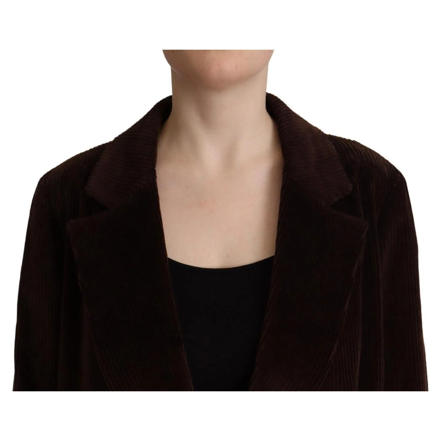 Dolce & Gabbana Elegant Burgundy Double-Breasted Trench Coat