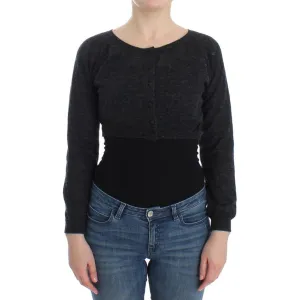 Ermanno Scervino Chic Cropped Alpaca Wool Sweater