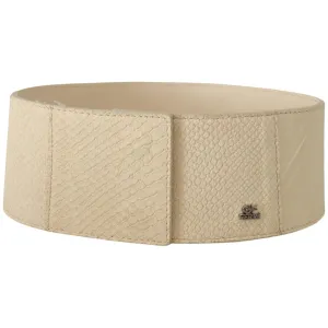 GF Ferre Elegant Off-White Fashion Belt