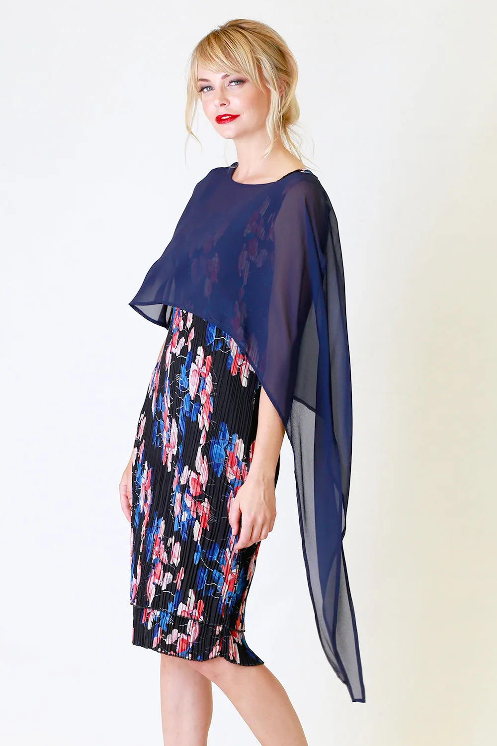 Jana Cape Top - Navy