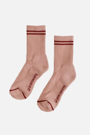 Le Bon Shoppe - Boyfriend Socks / Vintage Pink