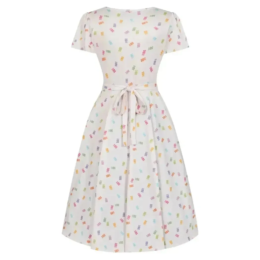 Lyra Dress - Gummy Bears Cream