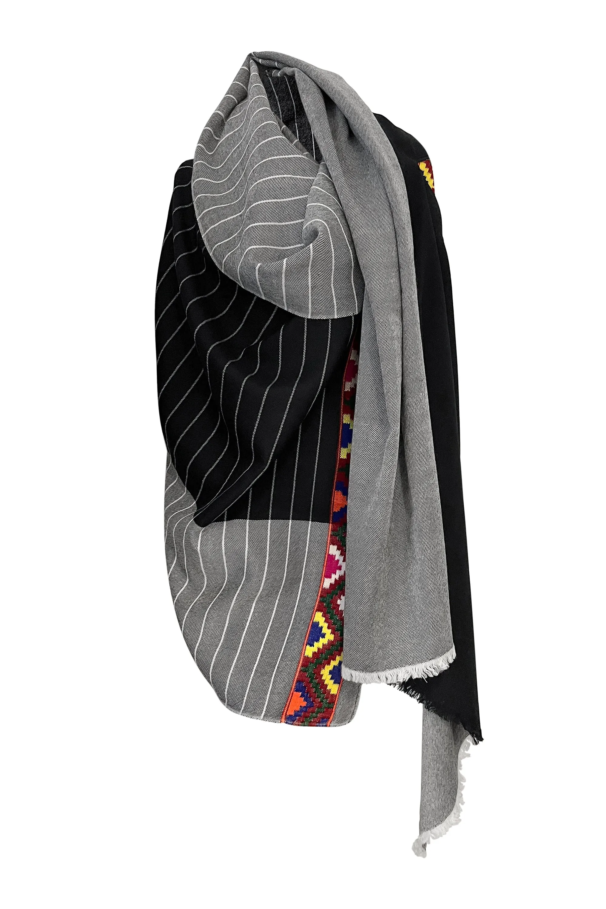 NEW! PETITE Light Wool Cape Fusion Patti