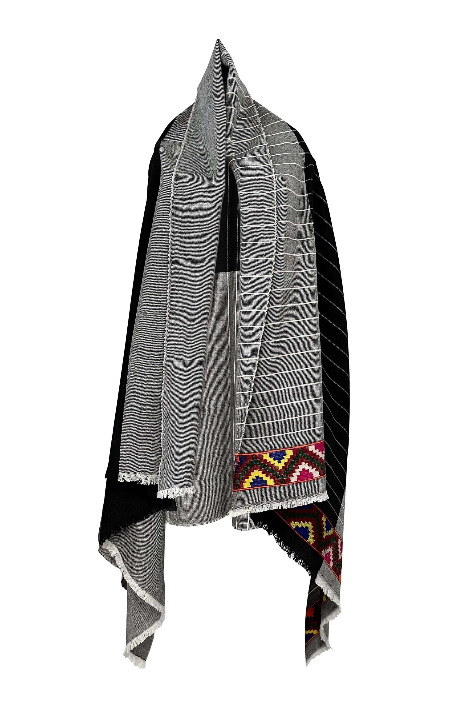 NEW! PETITE Light Wool Cape Fusion Patti