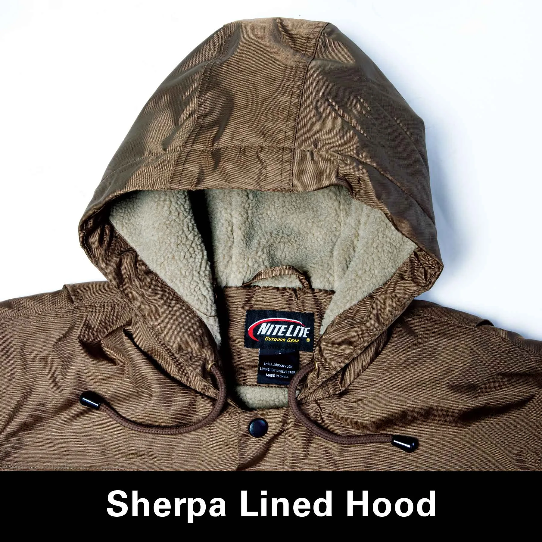 Nite Lite Elite Sherpa-Lined Briar Proof Coat