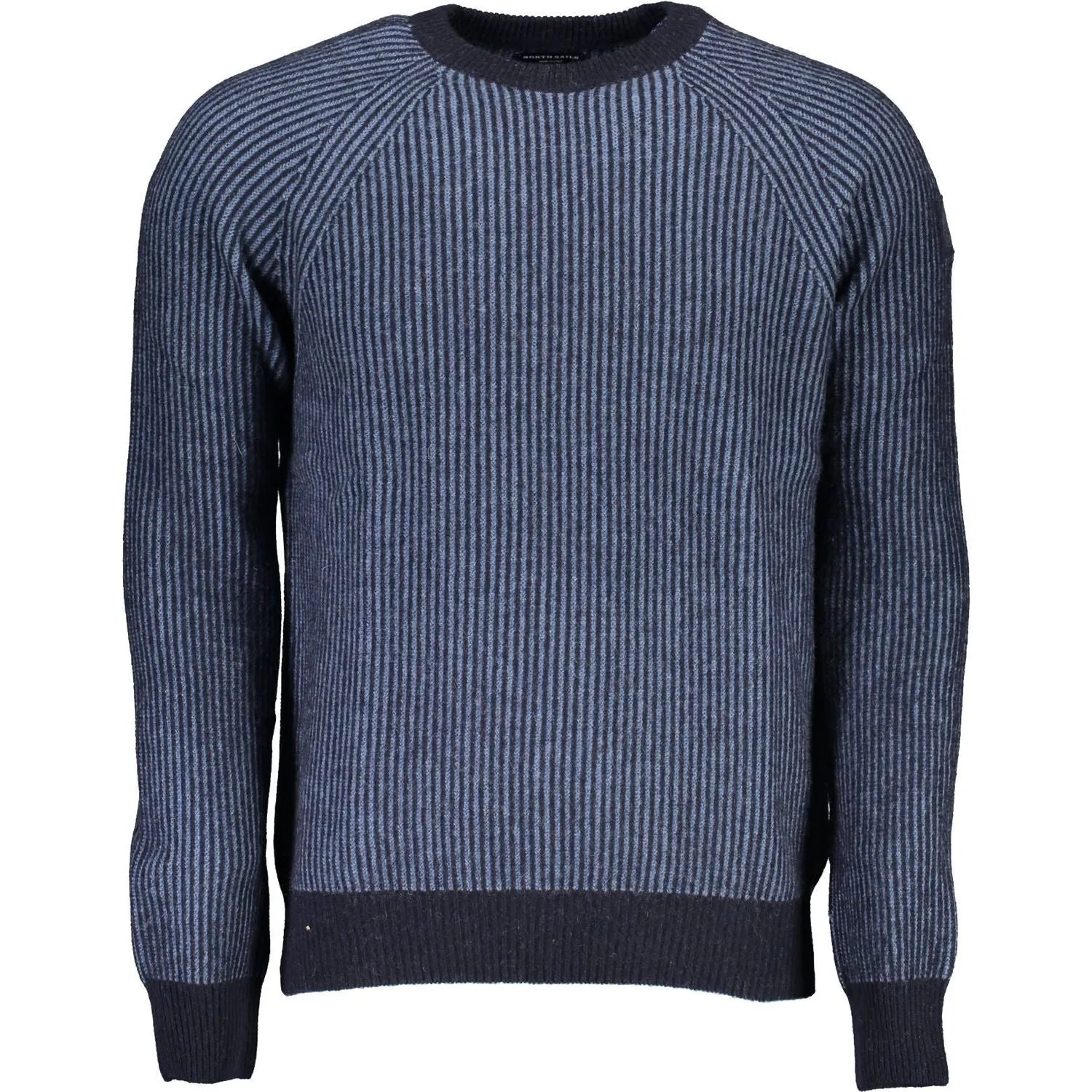 North Sails Blue Wool Men Sweater