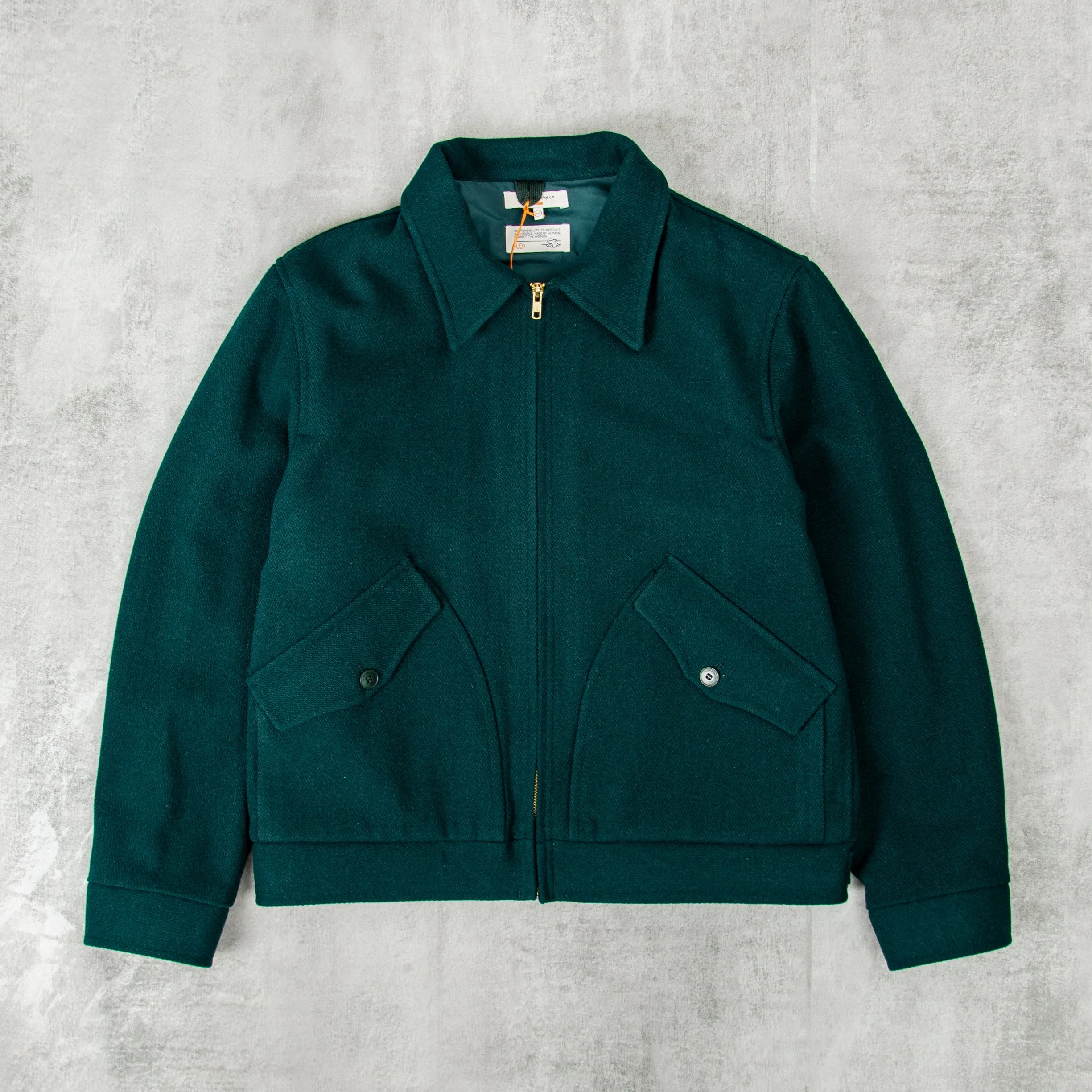 Nudie Blake Wool Jacket - Racing Green