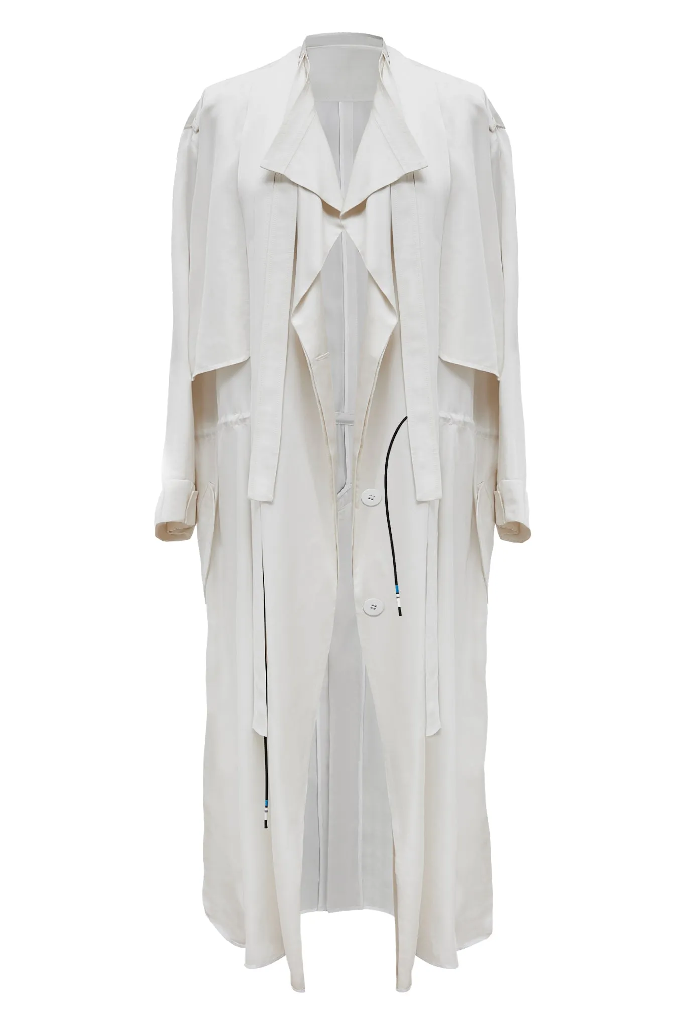 Off-white "Helios" Drape Coat