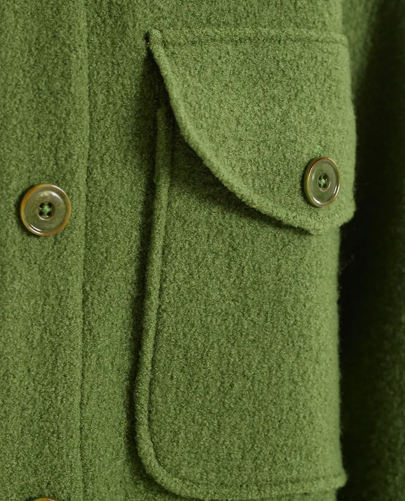 Elegant Sacre Coeur Aime Prairie Green Jacket for Stylish Comfort