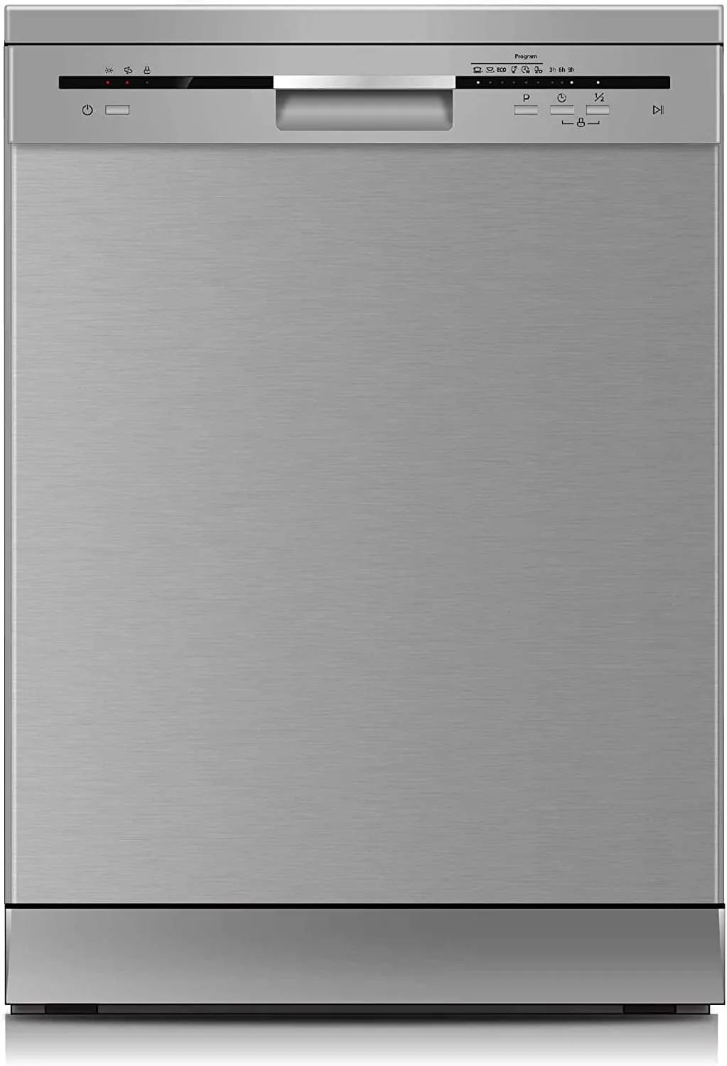 Sharp 6 Programs 12 Place settings, Free standing Dishwasher, White - QW-MB612-WH3