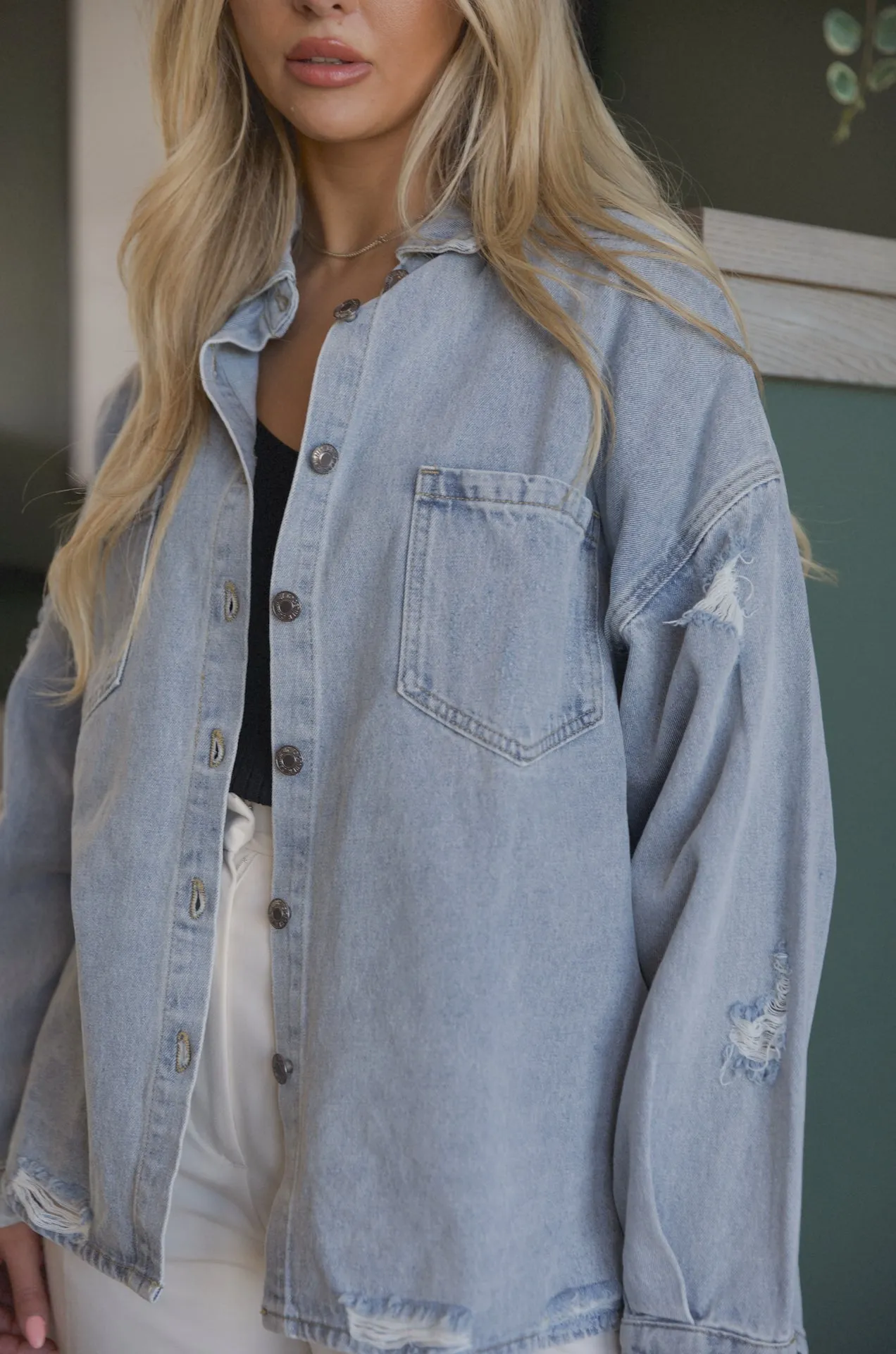 Simone Oversized Denim Jacket