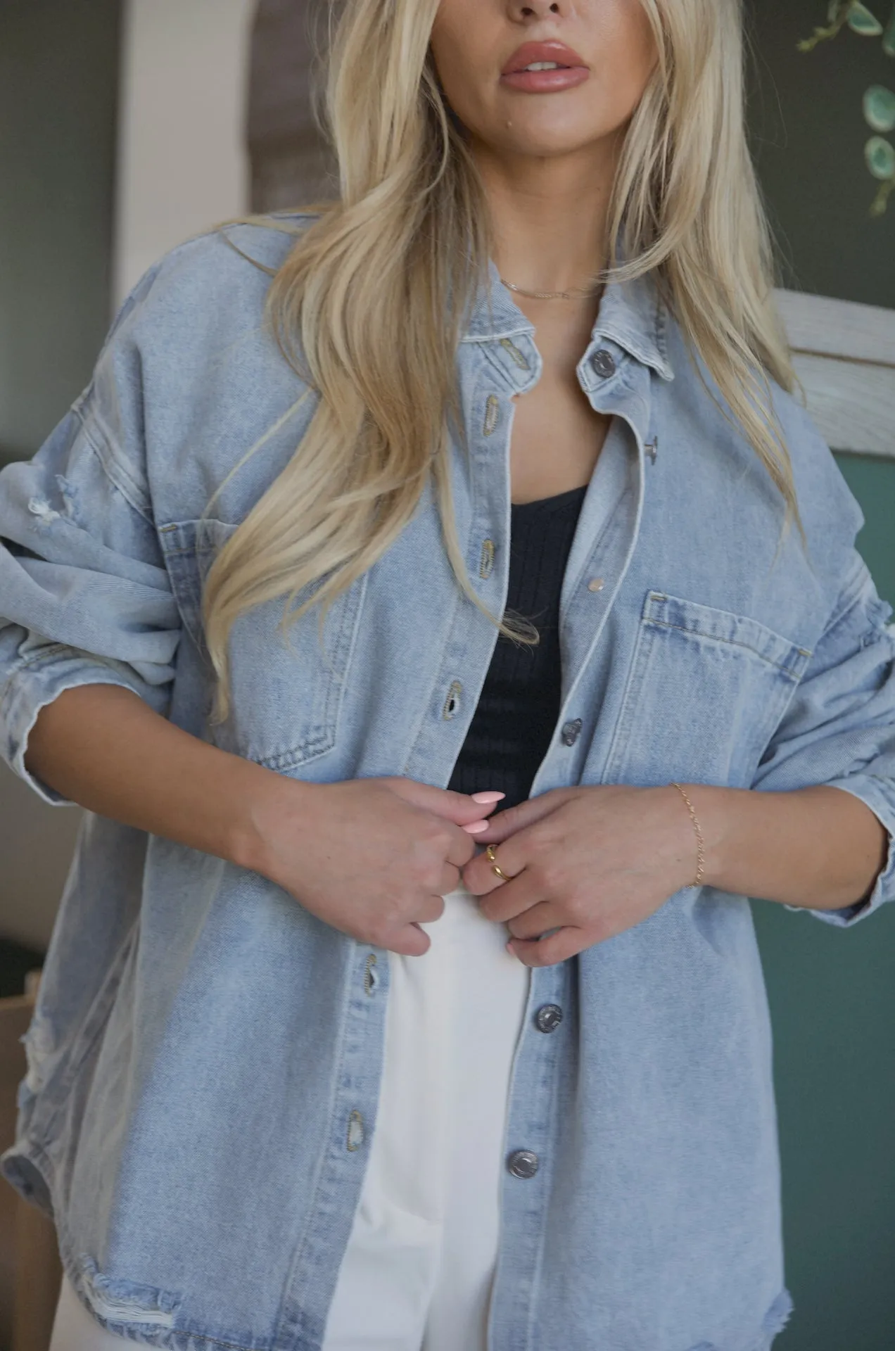 Simone Oversized Denim Jacket