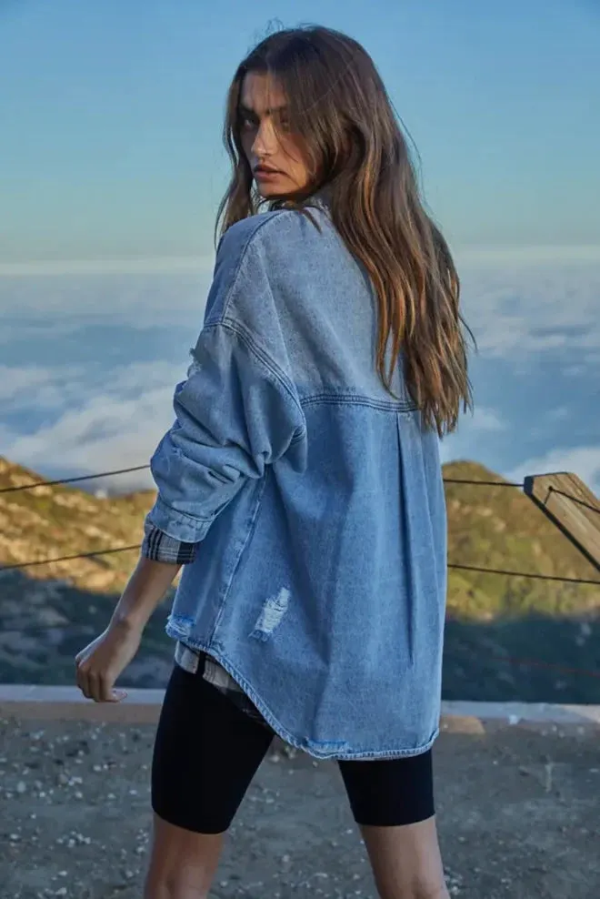 Simone Oversized Denim Jacket