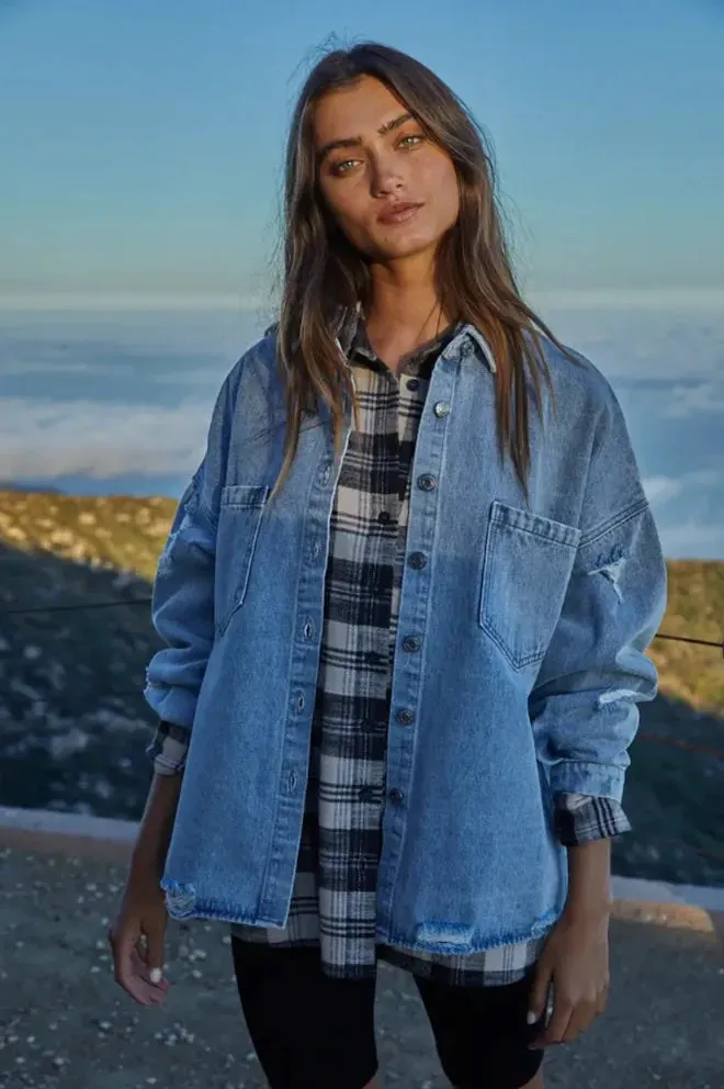 Simone Oversized Denim Jacket