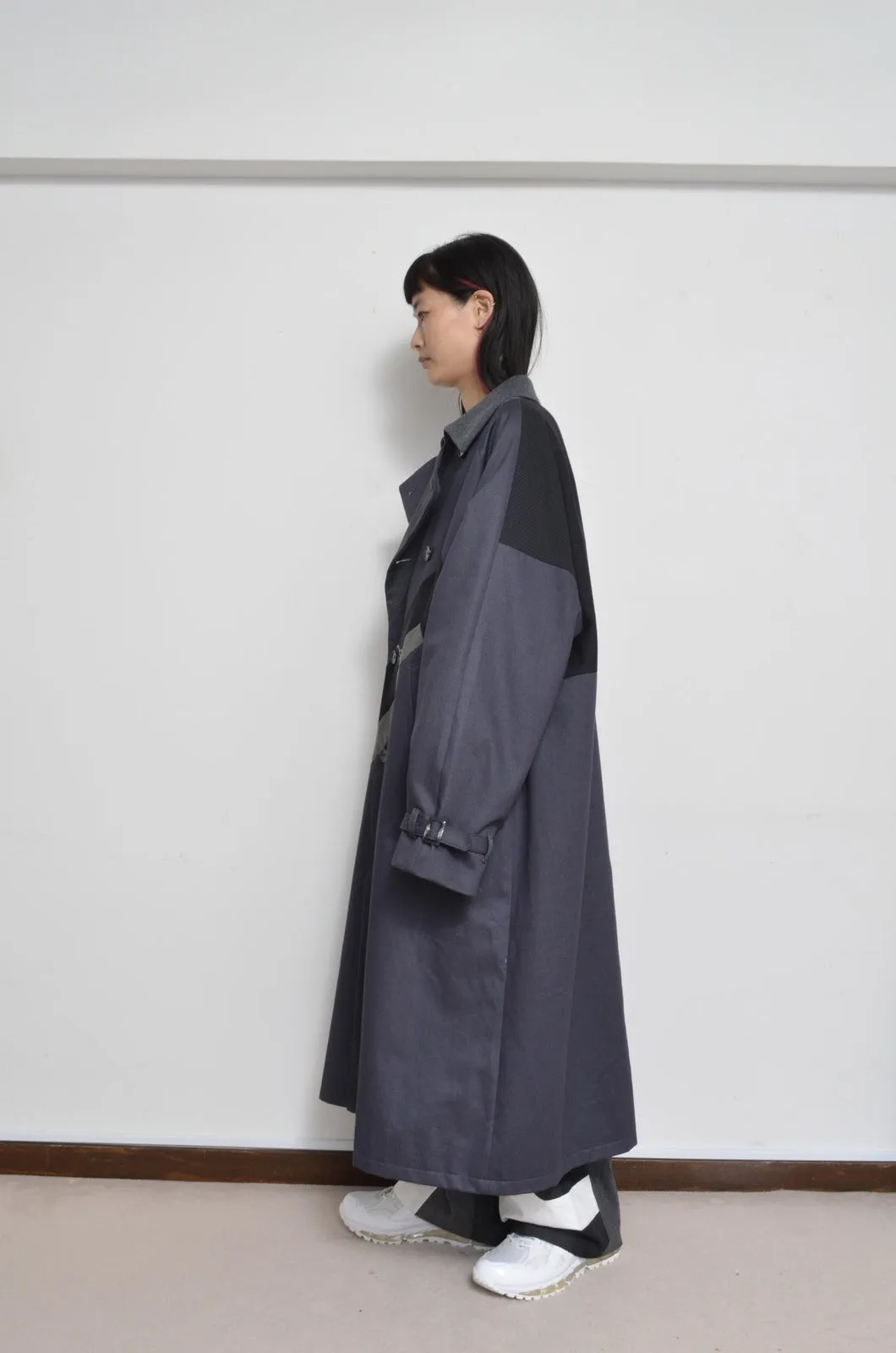 SLACKS UNE UNE TRENCH COAT/LONG_02_B