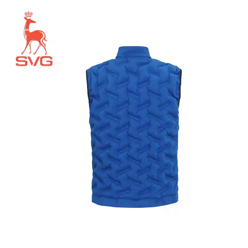 SVG Men's Royal Blue Inflatable Vest Warm Air Vest