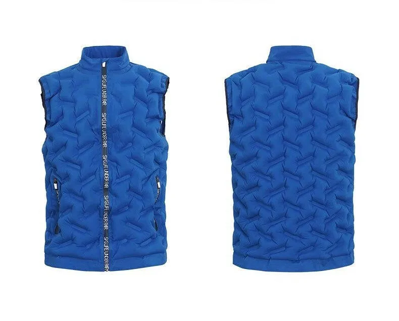 SVG Men's Royal Blue Inflatable Vest Warm Air Vest