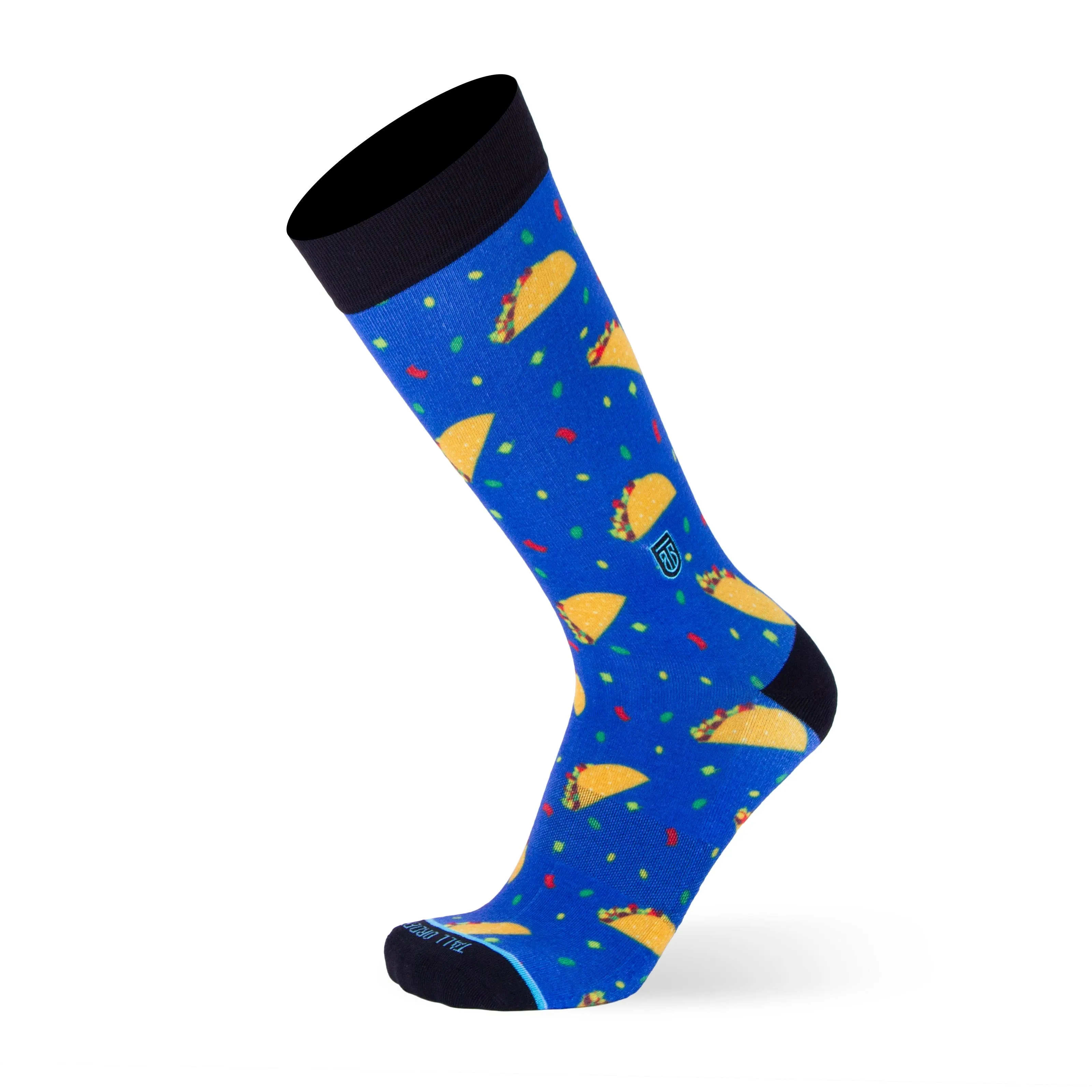 The Taco - Extra Cushioned - Blue Taco Dress Socks