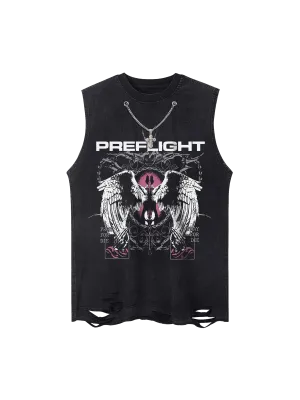 Thesupermade Angel Wings Street Rap Vest