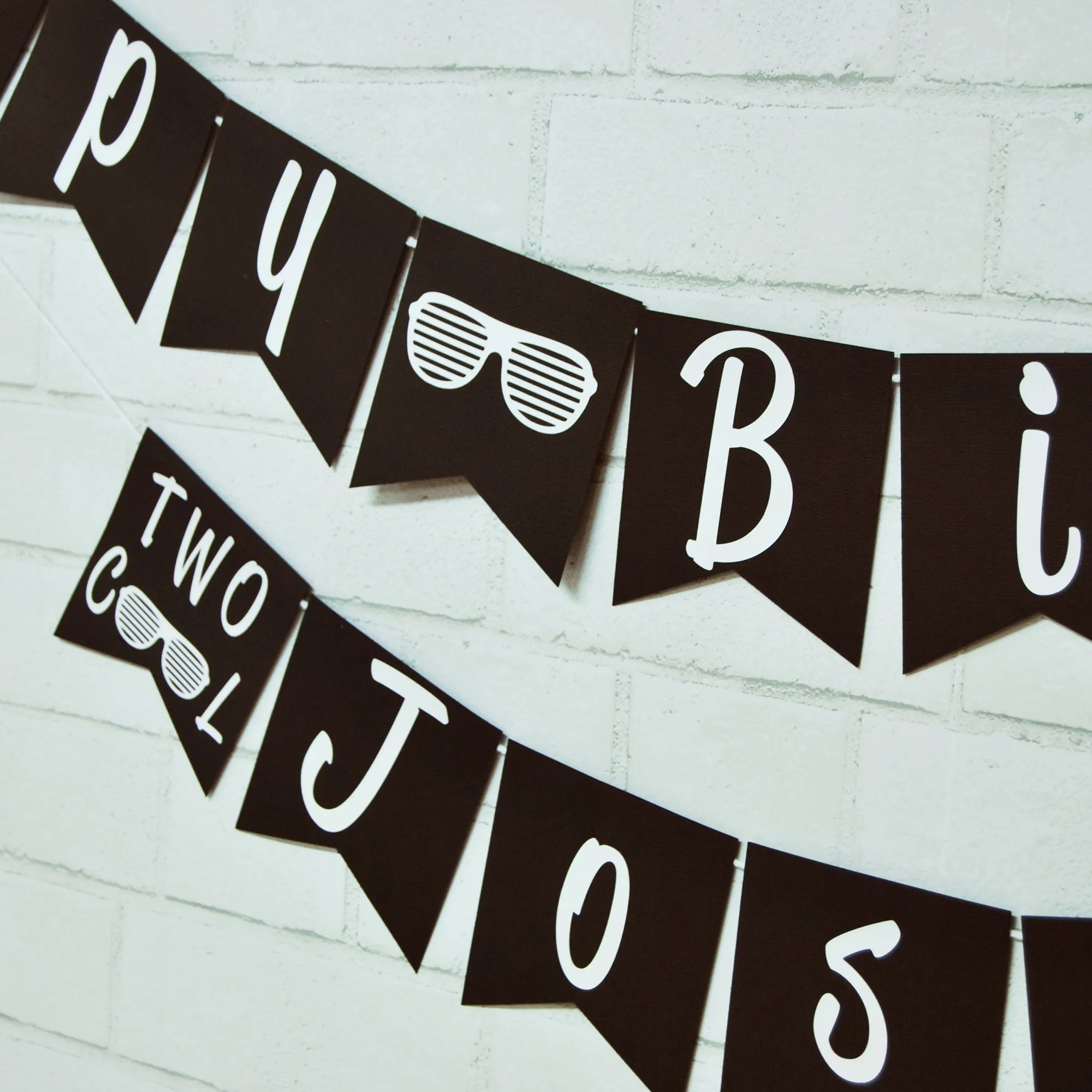 Two Cool Birthday Banner