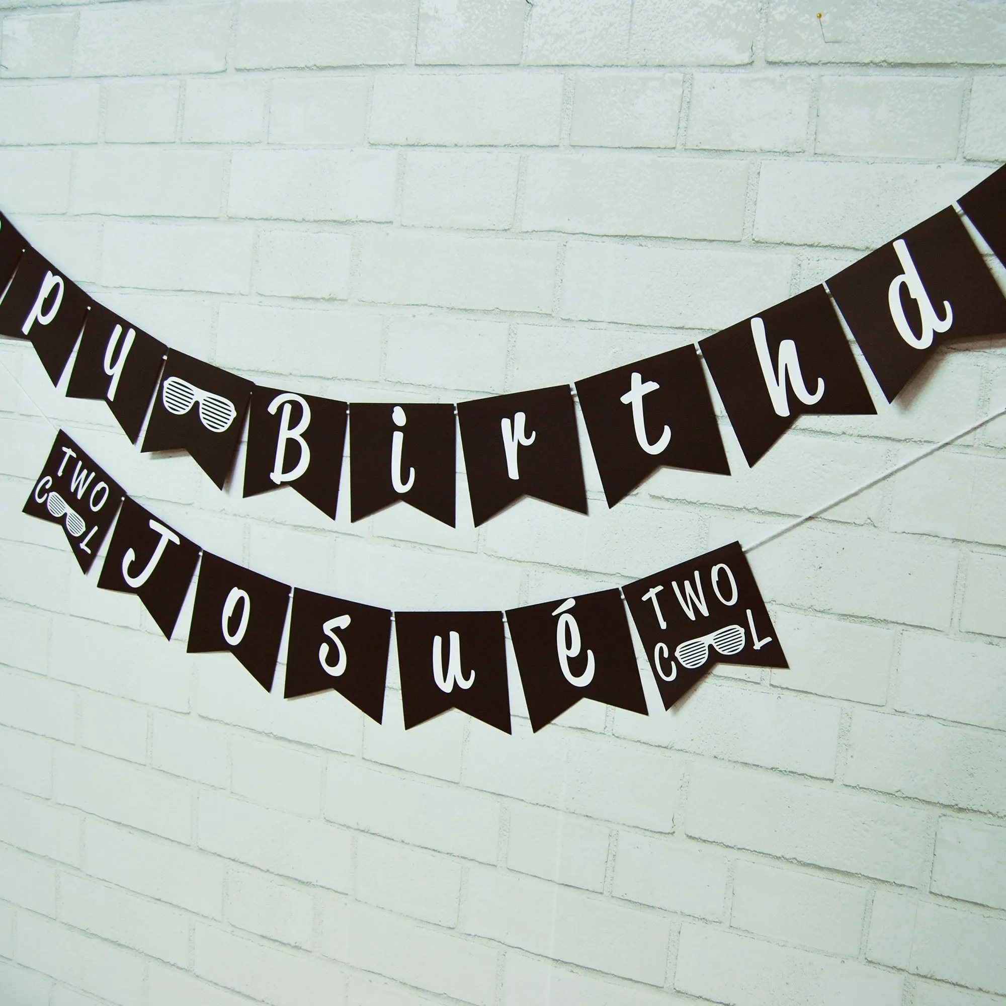 Two Cool Birthday Banner