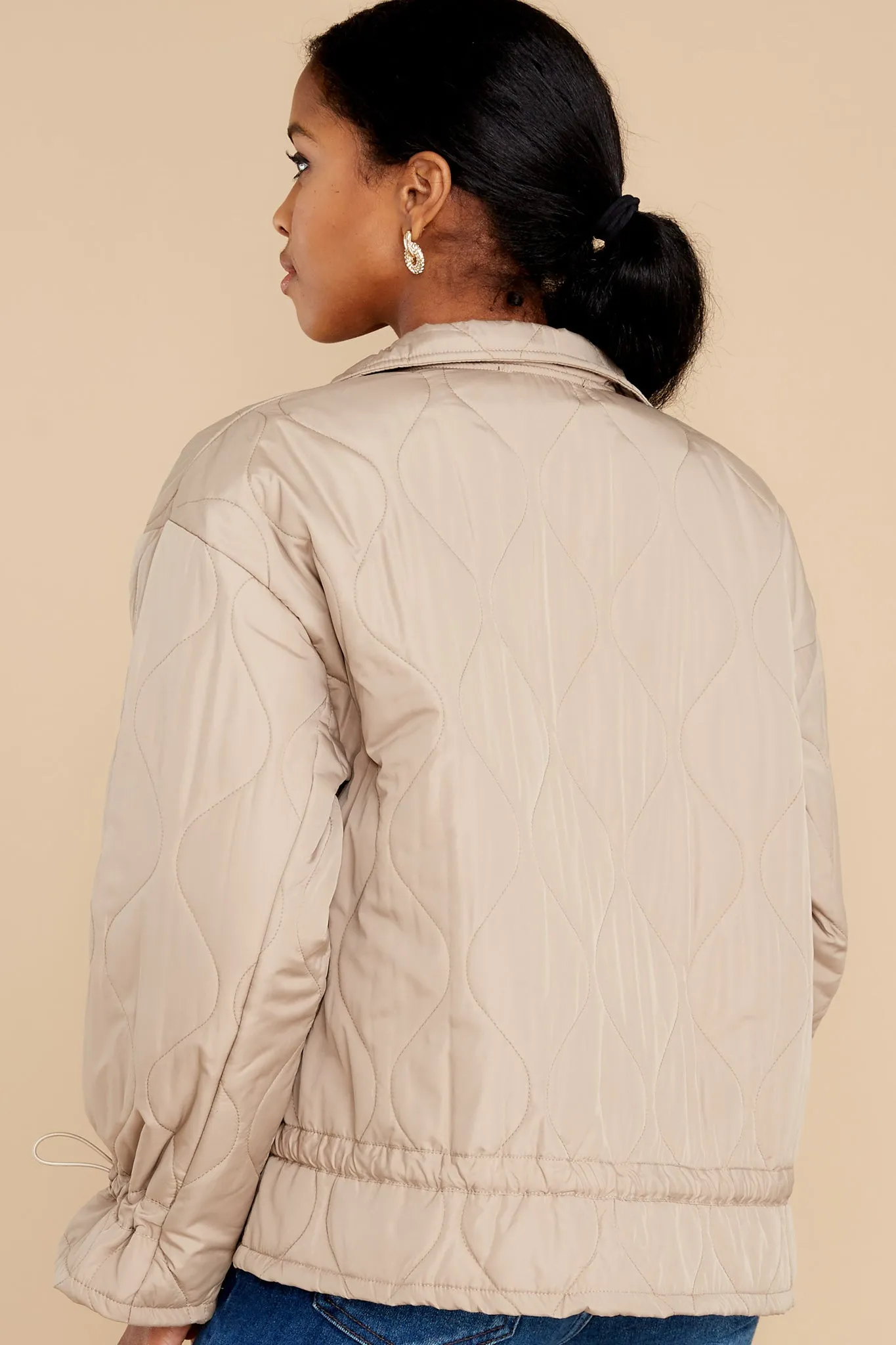 Walk With Me Taupe Jacket