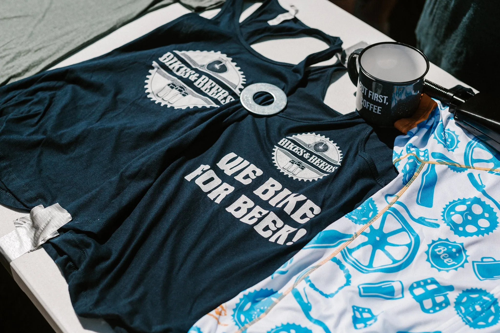 We Bike For Beer Tank - Women's Cut